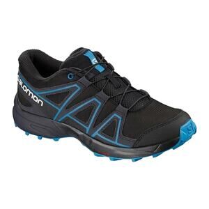 Salomon Speedcross Hiking Shoes Lace Up Outdoor Gorpcore Black Blue 5